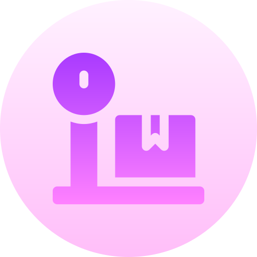 waage Basic Gradient Circular icon