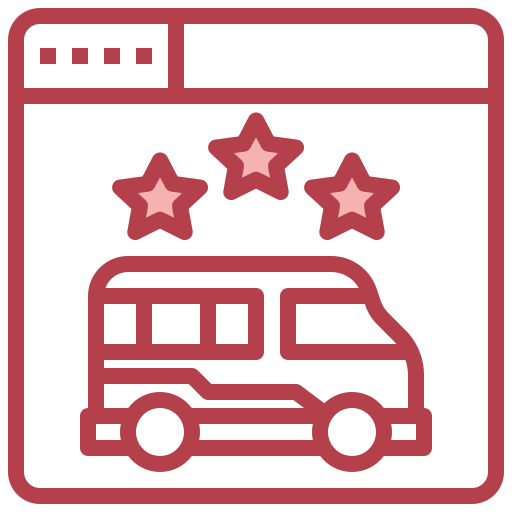 bus Surang Red icon