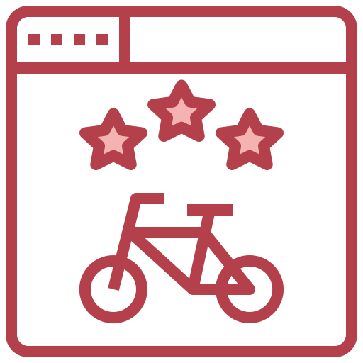 bicicleta Surang Red Ícone