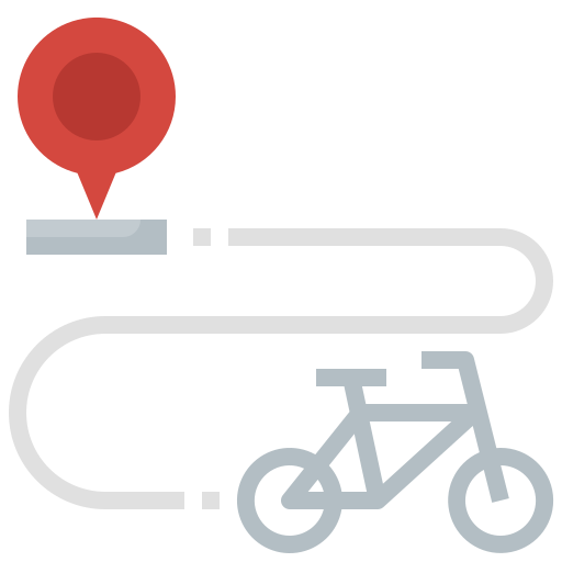 fietspad Surang Flat icoon