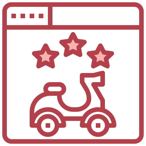 motocykl Surang Red ikona