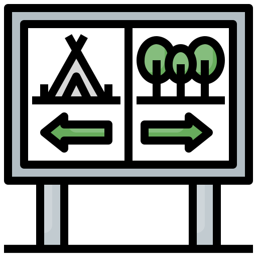 Road sign Surang Lineal Color icon