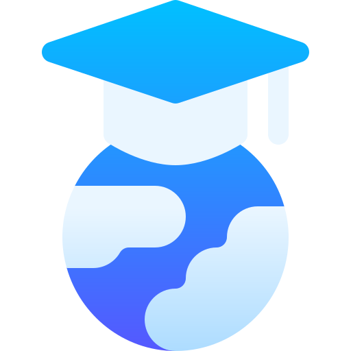 aprendizaje global Basic Gradient Gradient icono