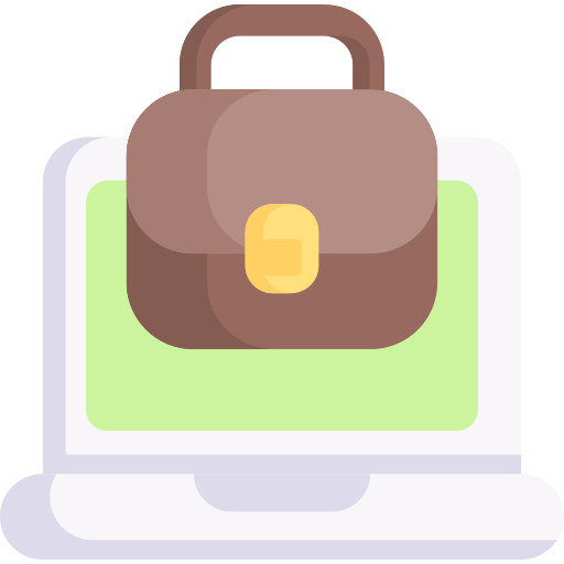 Online work Special Flat icon