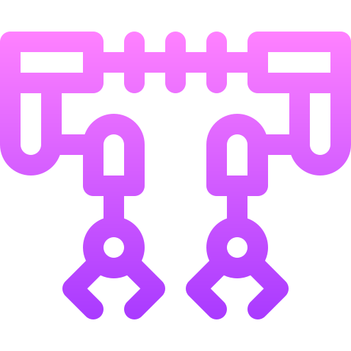 Mechanical arm Basic Gradient Lineal color icon
