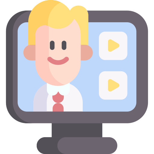 Online interview Special Flat icon