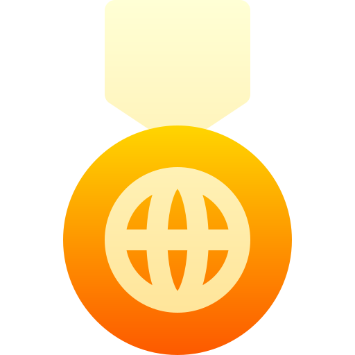 medalha Basic Gradient Gradient Ícone