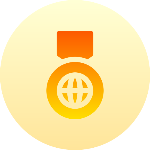 medalla Basic Gradient Circular icono