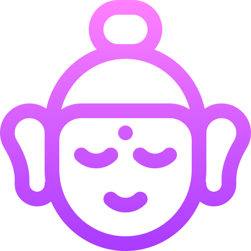 buddhismus Basic Gradient Lineal color icon