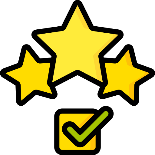 Звездный рейтинг Basic Miscellany Lineal Color иконка