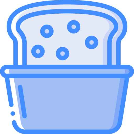Bread Basic Miscellany Blue icon