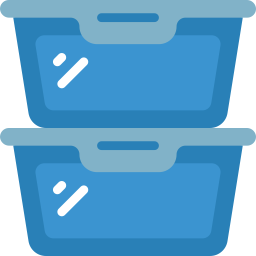 Food container Basic Miscellany Flat icon