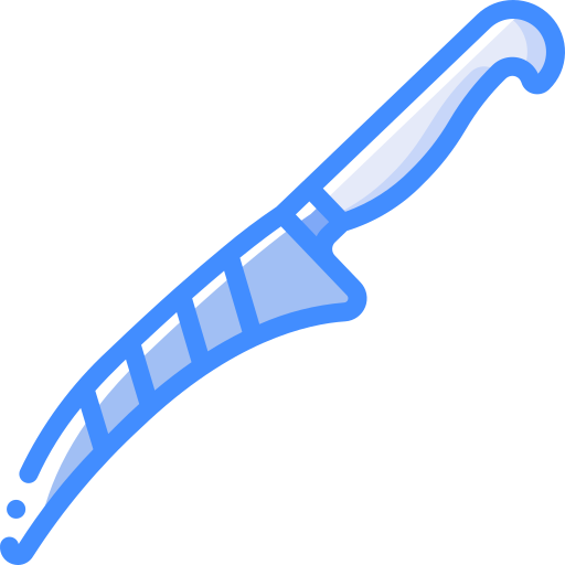 faca de desossar Basic Miscellany Blue Ícone