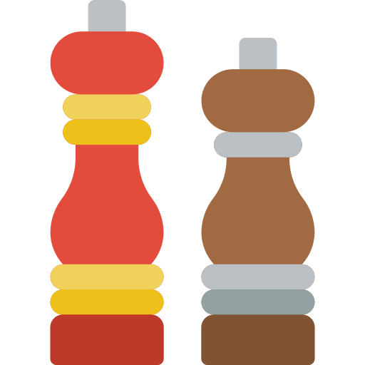 Salt and pepper Basic Miscellany Flat icon