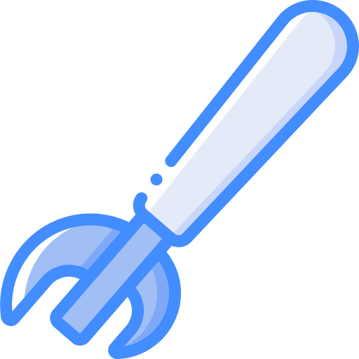 Bottle opener Basic Miscellany Blue icon