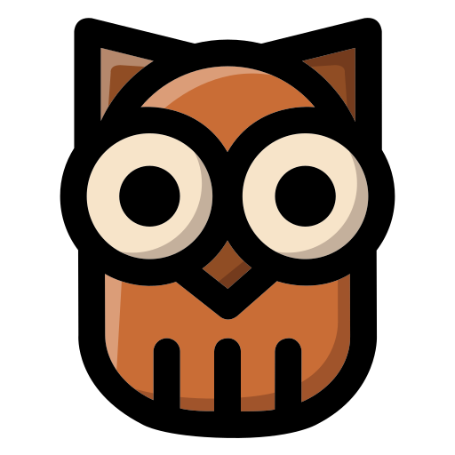 Owl Generic Outline Color icon