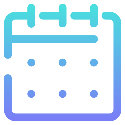 kalender Generic Gradient icon