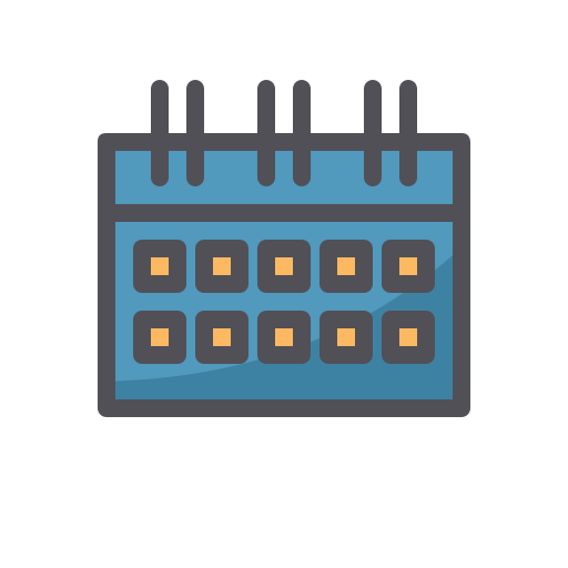 Calendar Generic Outline Color icon