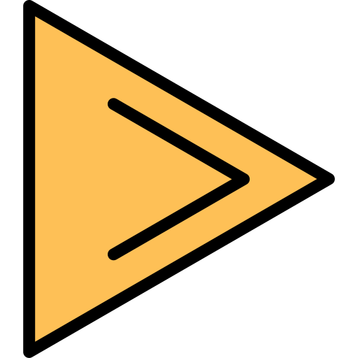 flecha de juego Generic Outline Color icono