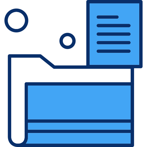 Folder Generic Blue icon