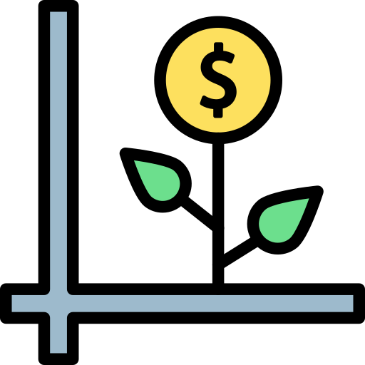 Growth Generic Outline Color icon