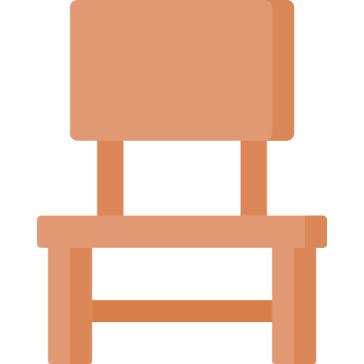 houten stoel Special Flat icoon