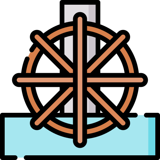 水車 Special Lineal color icon