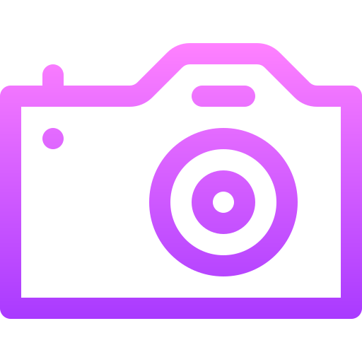 fotoapparat Basic Gradient Lineal color icon