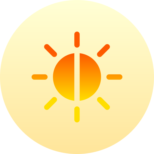 brillo Basic Gradient Circular icono