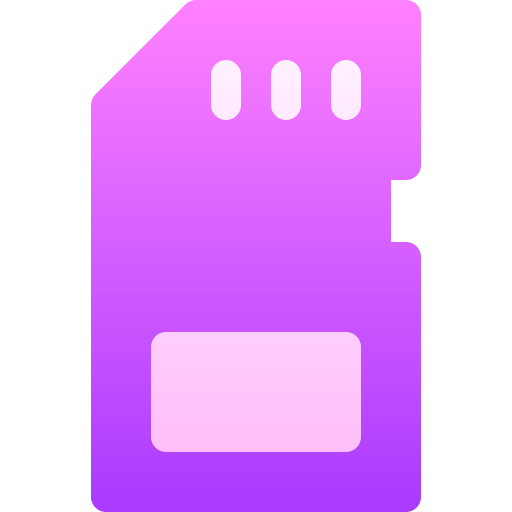 メモリカード Basic Gradient Gradient icon