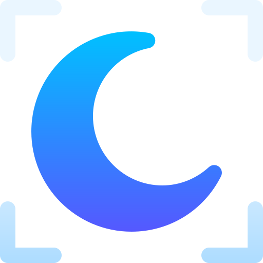 nacht-modus Basic Gradient Gradient icon