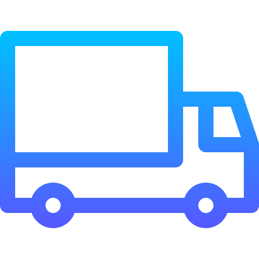 camion de livraison Basic Gradient Lineal color Icône