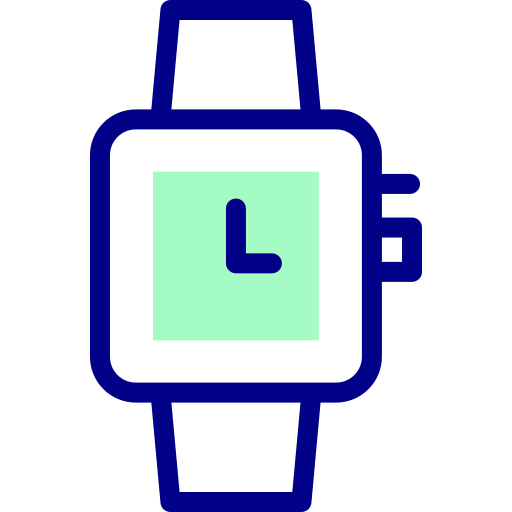 Watch Detailed Mixed Lineal color icon