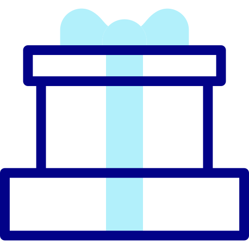 선물 Detailed Mixed Lineal color icon