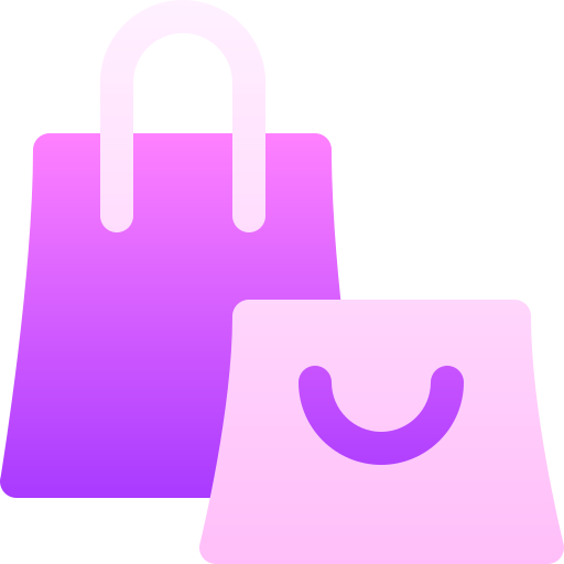 einkaufstasche Basic Gradient Gradient icon