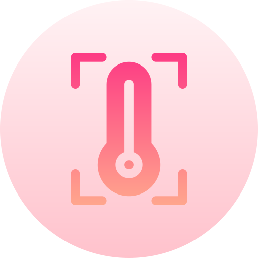 temperatur Basic Gradient Circular icon
