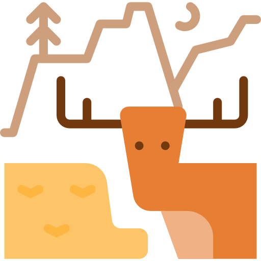 Deer Linector Flat icon