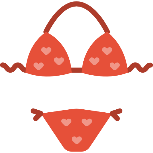 bikini Linector Flat icon