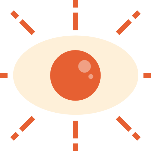 oog Linector Flat icoon