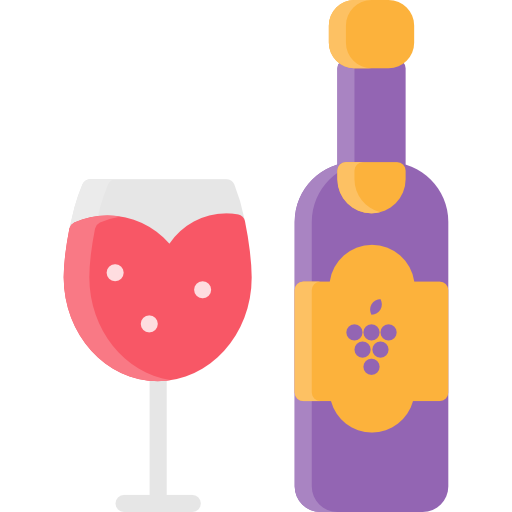 와인 병 Linector Flat icon