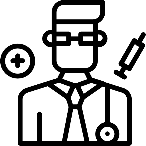 médico Linector Lineal Ícone