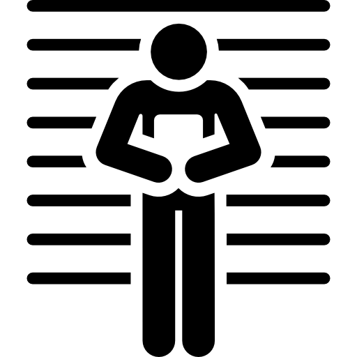 Prisoner Pictograms Fill icon