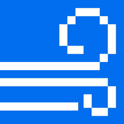 viento Pixel Linear color icono