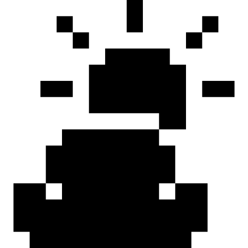 Облачно Pixel Solid иконка
