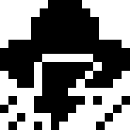 tormenta Pixel Solid icono