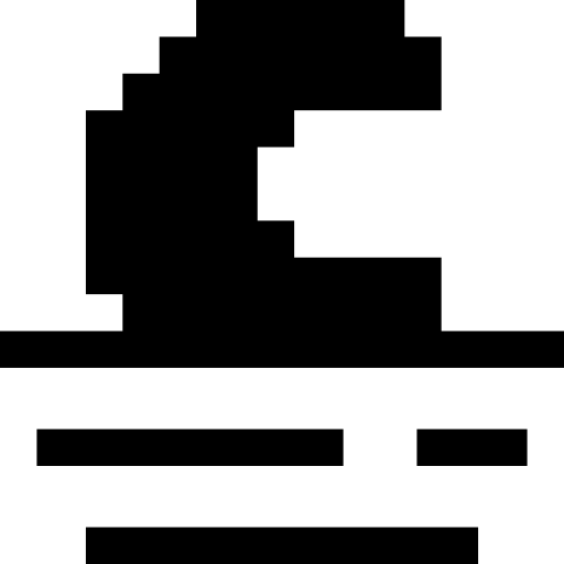 夜 Pixel Solid icon