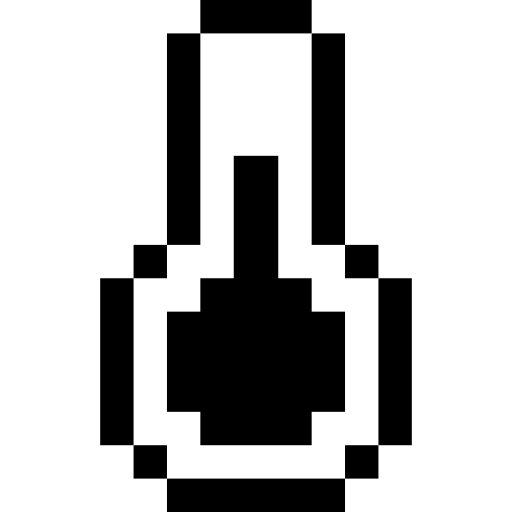 termómetro Pixel Solid icono