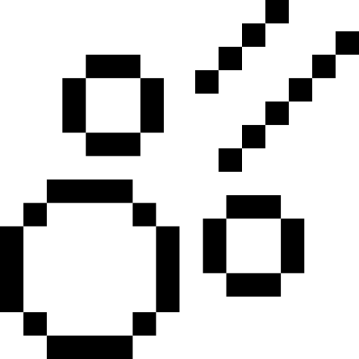 granizo Pixel Outline icono