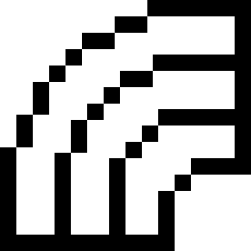 Rainbow Pixel Outline icon