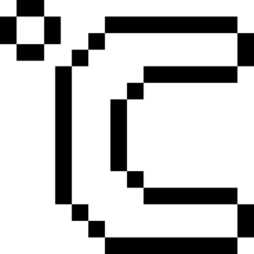 celsjusz Pixel Outline ikona